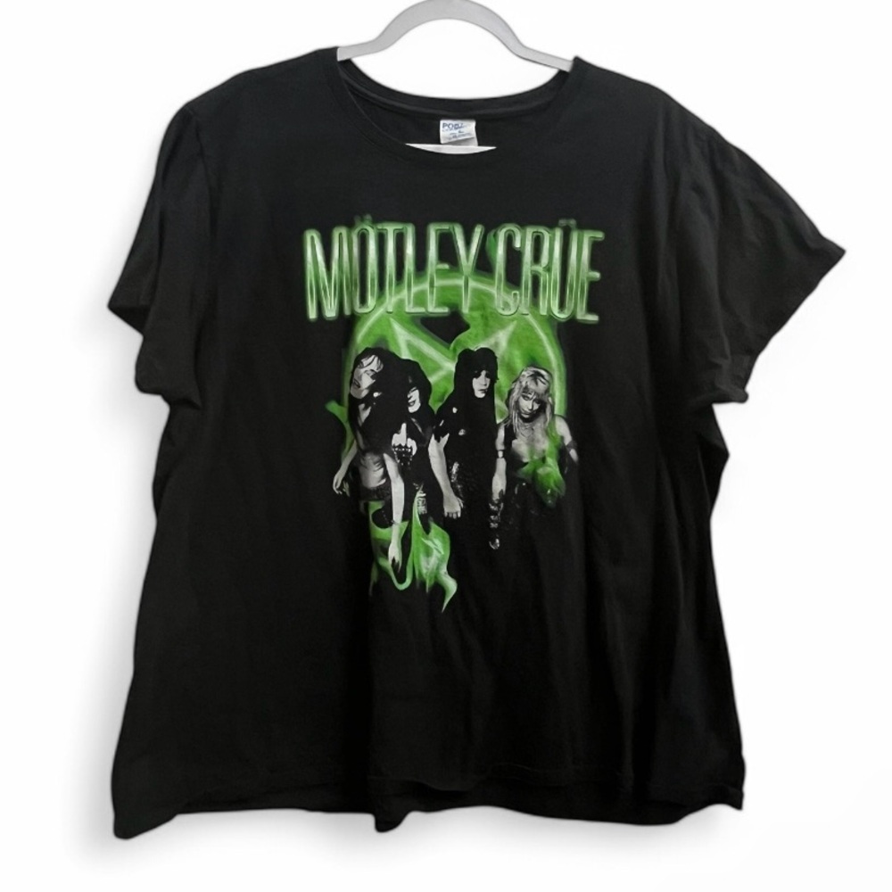 Motley Crue Black Graphic Tee Women's Size 3XLarge